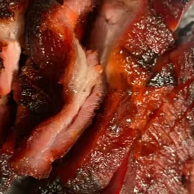 Barbecued Boneless Spare Ribs.