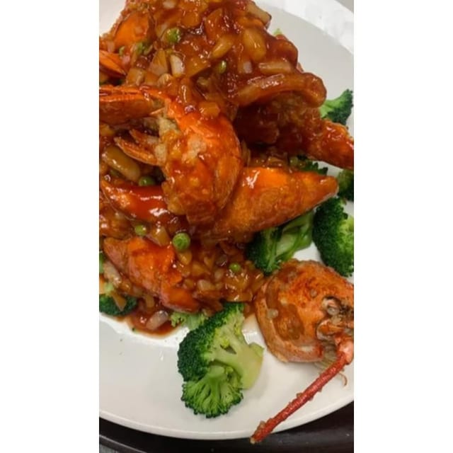 Shrimp with Ginger & Scallions.